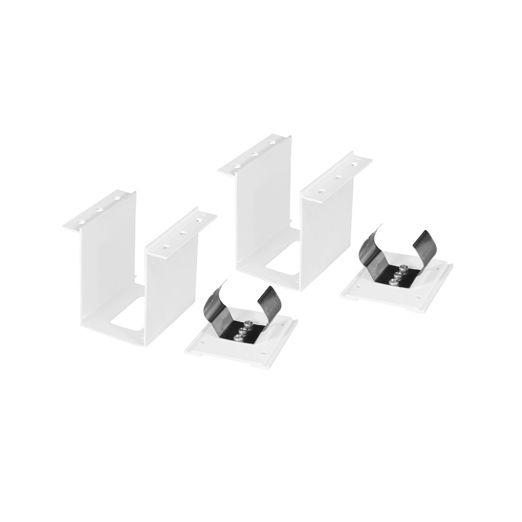 Kit para instalación empotrada de luminarios de la serie ILUINTB, acabado blanco de iLumileds