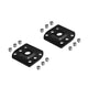 Kit de 2 soportes para sobreponer perfil de aluminio PA3535NFL de iLumileds