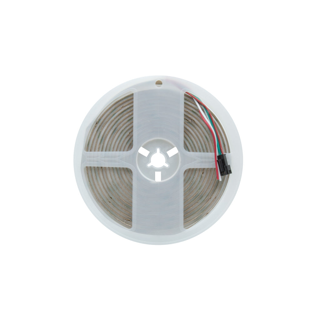 Tira LED RGB IP67 tipo pixel 20W/m tipo COB 24V rollo 5m, con auto adhesivo de iLumileds