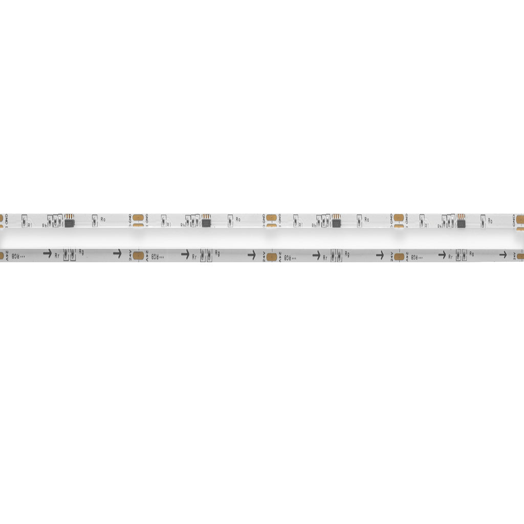 Tira LED RGB COB 20W/m 24V con 720 chips/m rollo 5m, con auto adhesivo de iLumileds