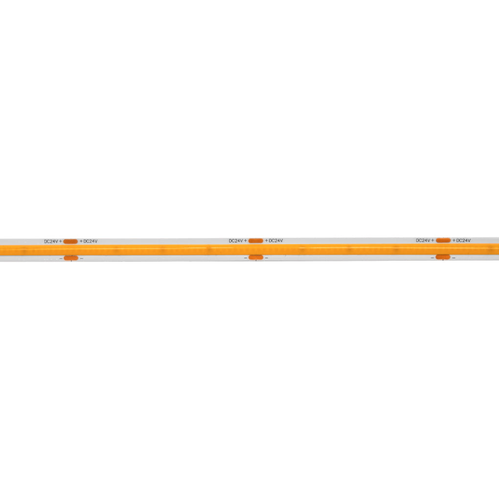 Tira LED COB 12W/m 24V CRI:90 con 512 chips/m rollo 5m opción de tonos de luz, con auto adhesivo de iLumileds