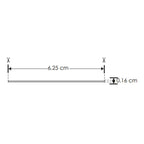 Kit 2pz Fuente de alimentación conmutada 60W (48W máx.) entrada 110-220V ca salida 24V cc, para interiores de iLumileds + 1pz Tira LED COB 12W/m 24V CRI:90 con 512 chips/m rollo 5m cálido (3000K), con auto adhesivo de iLumileds