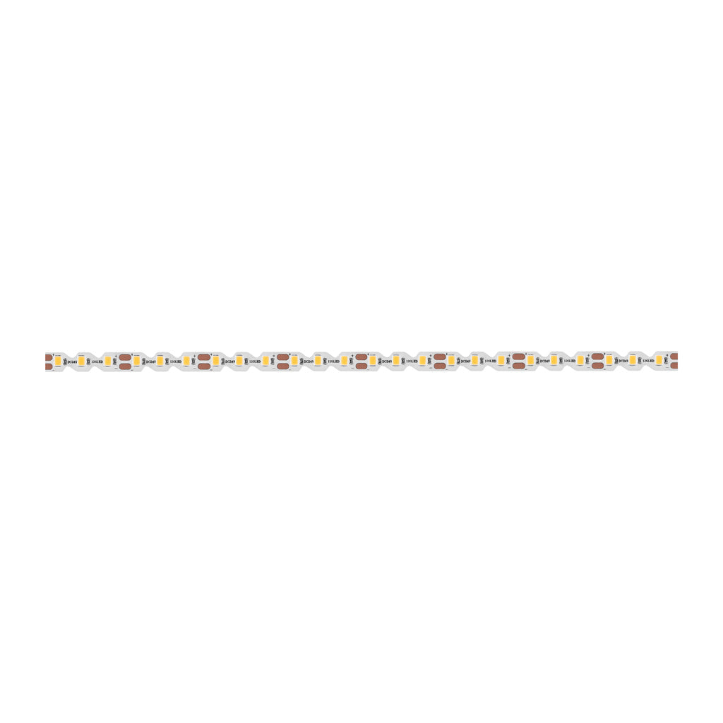 Tira LED Zigzag 14W/m 24Vcc CRI:90 - permite hacer curvas frontales- con 120 chips/m rollo 5m opción de tonos de luz, con auto adhesivo de iLumileds