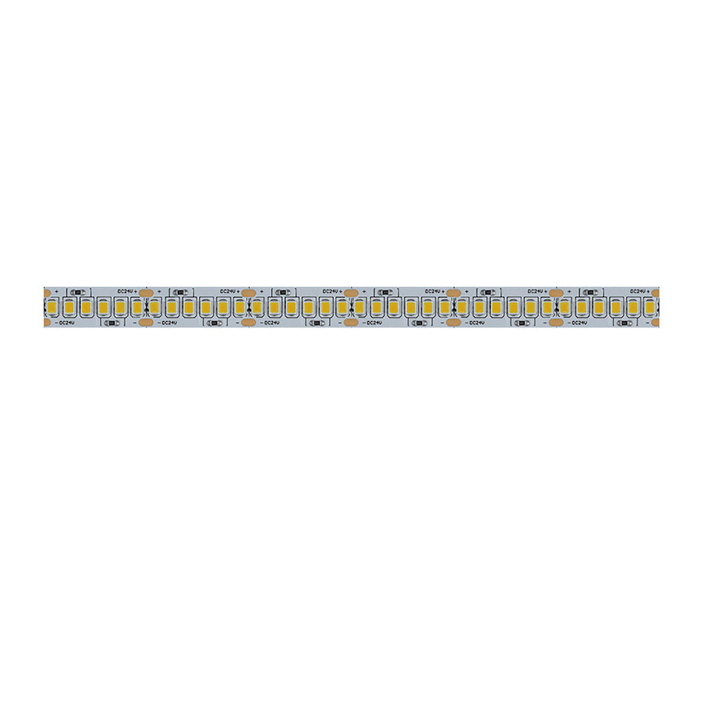Tira LED bajo costo 20W/m 24Vcc, rollo con 5m, con 240 chips/m con autoadhesivo 3M de iLumileds
