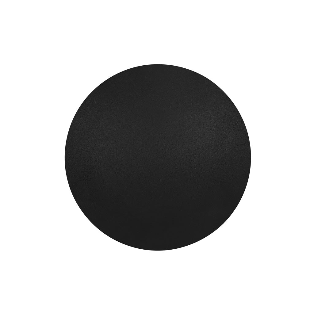 Circulo Ø22cm de policarbonato 18W luz cálida (3000K) en negativo, de policarbonato acabado negro de iLumileds