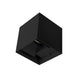 Cubo para muro exterior con doble salida de luz ajustable con cortadores 6W luz cálida (3000K) de iLumileds