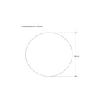 Circulo grande de luz en negativo 9W 3000K de iLumileds