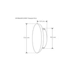 Circulo mediano de luz en negativo 6W 3000K de iLumileds