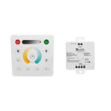 Controlador panel touch + App LTCTRI-WW 12V-72W máx. - 24V-144W máx. (solo para tira LED LDPBCOB276524608), inalámbrico radio frecuencia de iLumileds