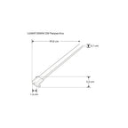 Luminario slim 1m interconectable 12W opciones color de luz para interiores de iLumileds