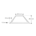 Luminario marco luminoso 20W 29.5x29.5cm para plafón reticular o suspender de iLumileds
