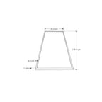 Luminario marco luminoso 60W 59.5x119.5cm para plafón reticular o suspender de iLumileds