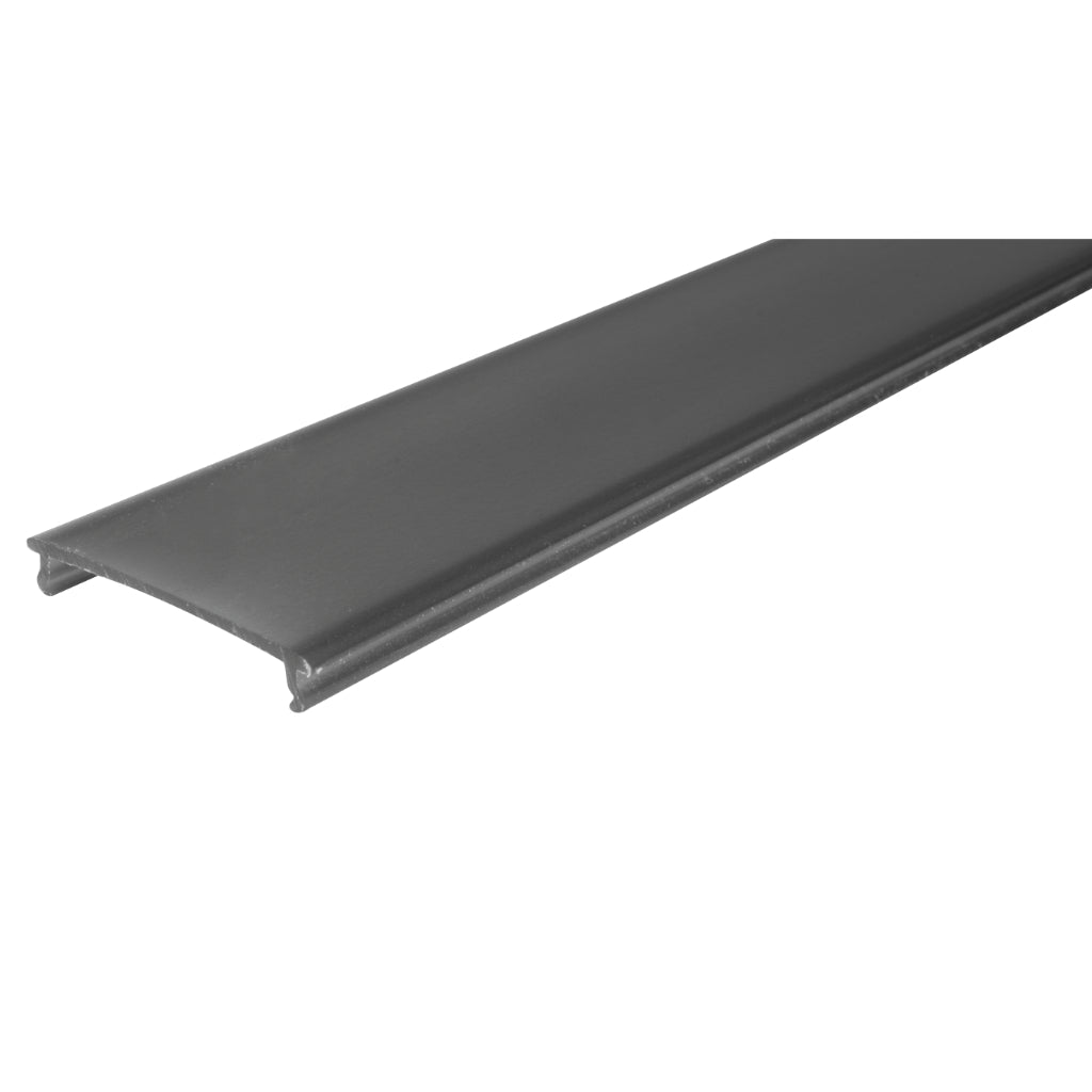 Mica difusa negra traslucida para perfil de aluminio ILUPA3551NUGR, rectangular 2 m (No se vende individual)