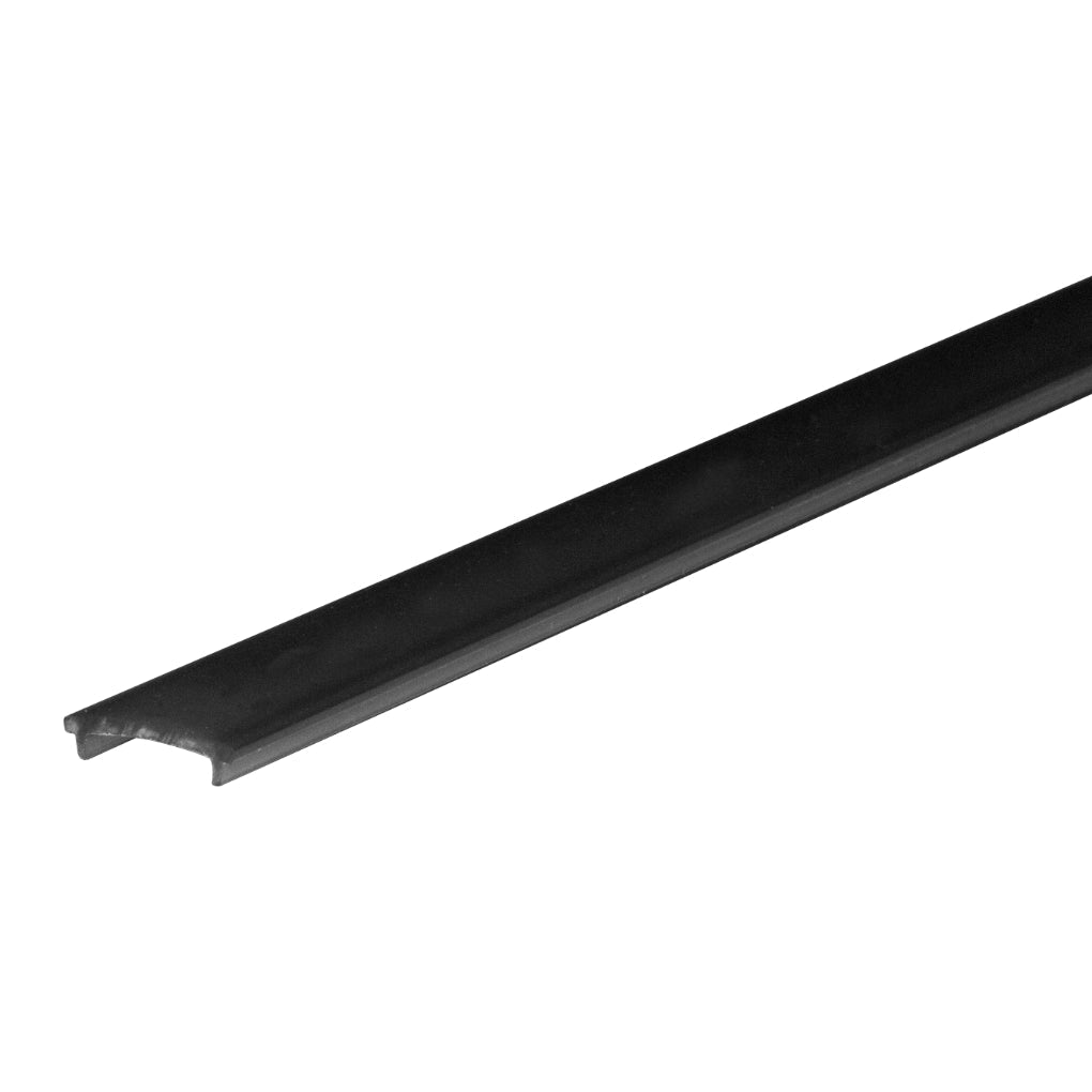 Mica difusa negra traslucida para perfil de aluminio PA1612N, rectangular 2m