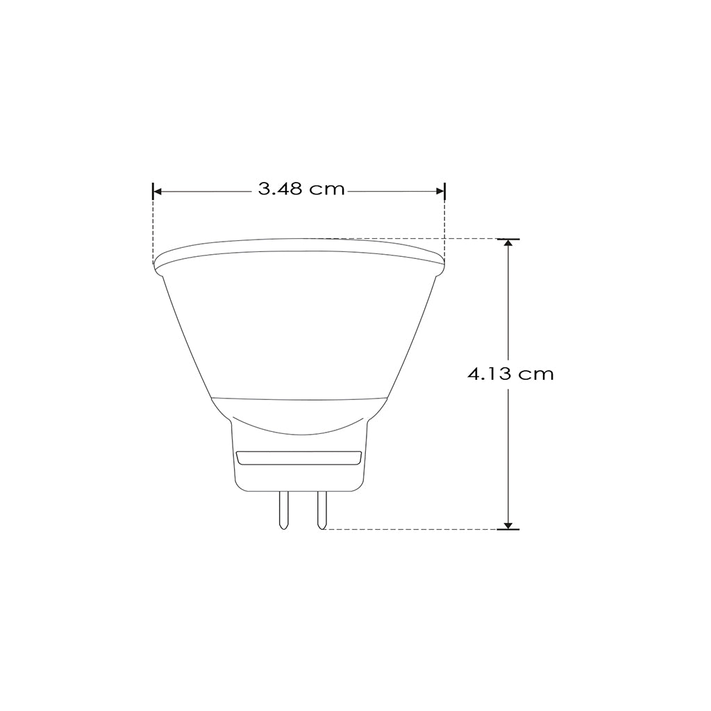 MR11 LED 3W 38° 110-130V opción color de luz cálido / frío marca iLumileds
