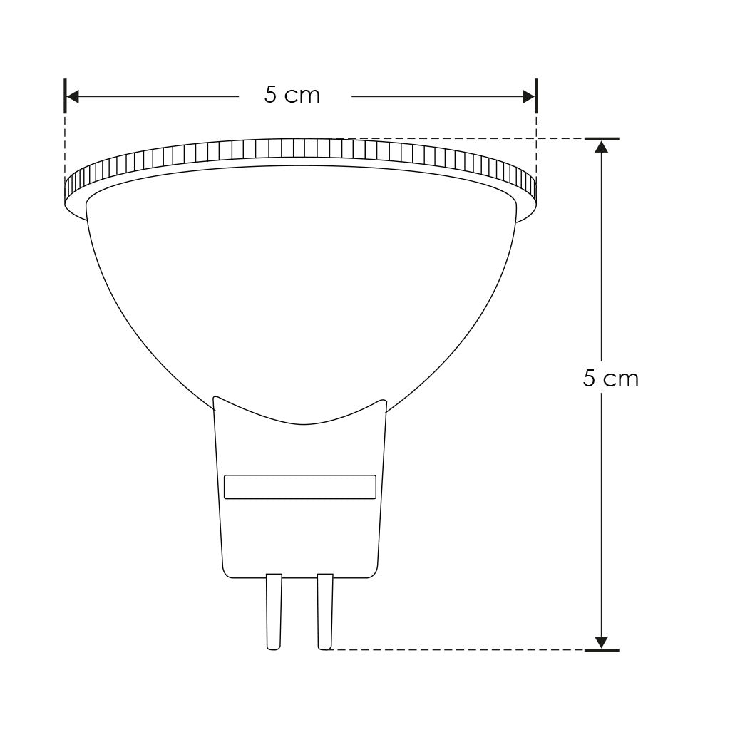 Lámpara MR16 7W GU5.3 con ángulo de salida ajustable de 38° a 60° luz cálida (3000K) o fría (6500K) 85-265Vde iLumileds