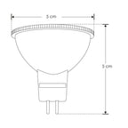 Lámpara MR16 7W GU5.3 con ángulo de salida ajustable de 38° a 60° luz cálida (3000K) o fría (6500K) 85-265Vde iLumileds