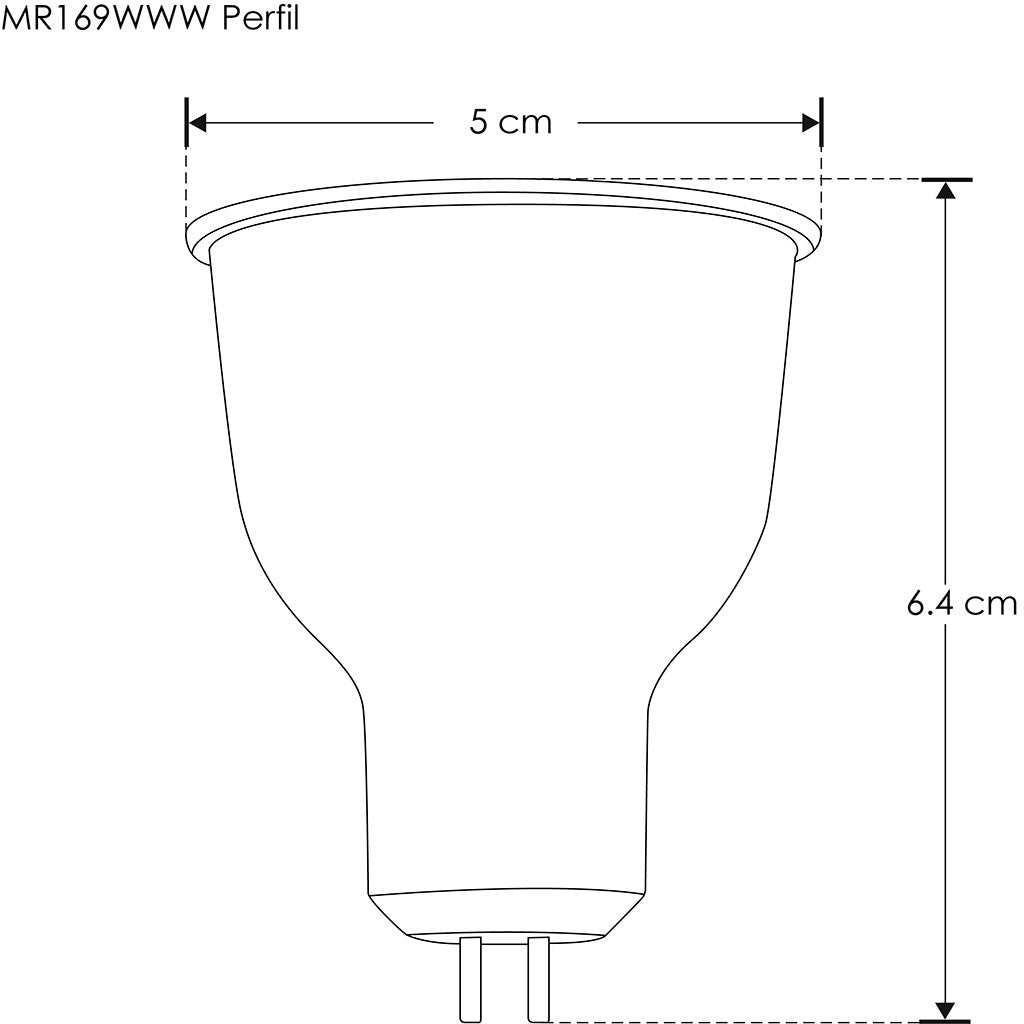 Lámpara MR16 9W 38° GU5.3 100-240V opciónes color de luz de iLumileds