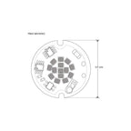 Módulo LED tipo pastilla 8W 130Vca color de luz Cálido (3000K) de iLumileds