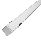 Kit perfil aluminio esquinero cuadrado PA1616BKIT. -L:2m A:1.6cm Al:2.2cm- incluye difusor acrílico, tapas laterales y grapas de sujeción de iLumileds