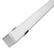 Kit perfil aluminio esquinero cuadrado PA1616BKIT. -L:2m A:1.6cm Al:2.2cm- incluye difusor acrílico, tapas laterales y grapas de sujeción de iLumileds