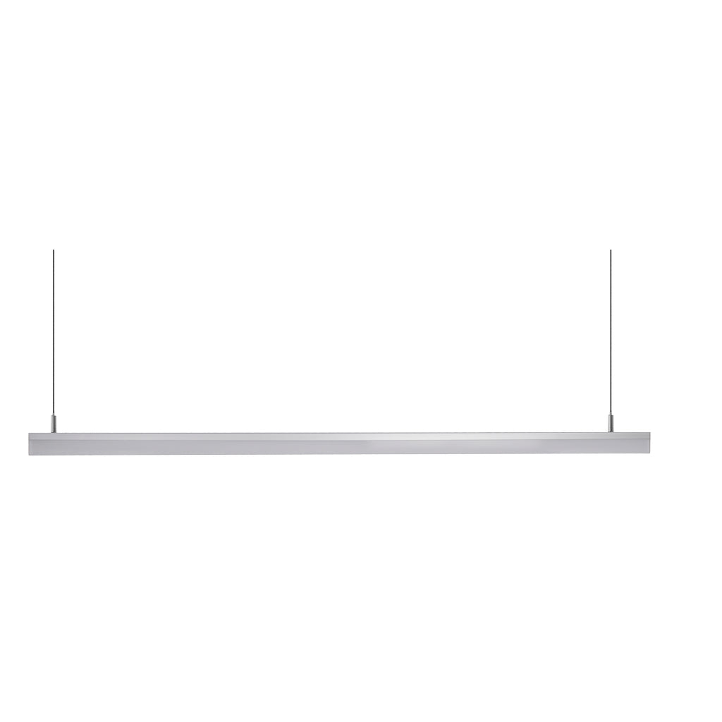 Luminario lineal para suspender 1.5m de longitud con difusor dropdown 43W 127V opciones color de luz de iLumileds