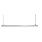 Luminario lineal para suspender 1.5m de longitud con difusor dropdown 43W 127V opciones color de luz de iLumileds