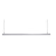 Luminario lineal para suspender 1.5m de longitud con difusor dropdown 43W 127V opciones color de luz de iLumileds
