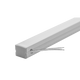 Perfil aluminio integrado 10W compatible con lambrin decorativo WPC PA2018100. -Largo:1m A:2cm Al:1.7cm-, opción solor de luz cálido (2700K y neutro (4100K) con alimentación lateral, 127V de iLumileds