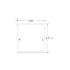 Luminario lineal para suspender 1.20m de longitud con difusor plano 36W 6500K de iLumileds