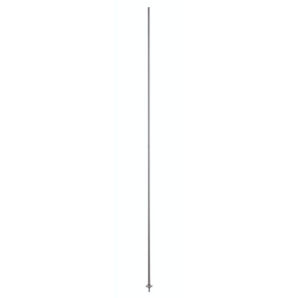 Sistema iluminación de vitrina de Poste cilíndrico electrificado 1.45m de aluminio de iLumileds (Requiere accesorios)