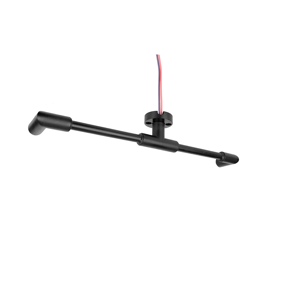 Barra para energizar y sujeción de techo para inicios, dos salidas hembra 90°, incluye par de cables de 110 cm para luminarios de la serie RUB CUBE de iLumileds