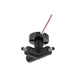 Conector horizontal con dos entradas hembra + una salida macho de pared y techo, policarbonato acabado negro, incluye par de cables internos de 110 cm para luminarios de la serie RUB CUBE de iLumileds