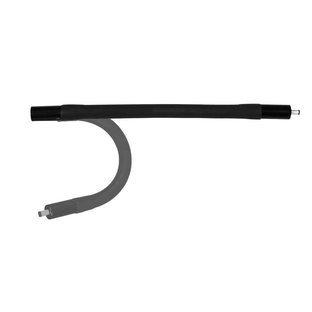 Cople flexible macho – hembra, policarbonato y silicón acabado negro, para luminarios de la serie RUB CUBE de iLumileds