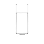 Luminario para suspender serie RUB CUBE 34W 24Vcc 100° opciones color de luz, incluye dos líneas luminosas y dos rieles iluminados con accesorios para fijación