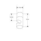 Sujetador de cable de alimentación para luminarios de la serie para luminarios de la serie RUB CUBE de iLumileds