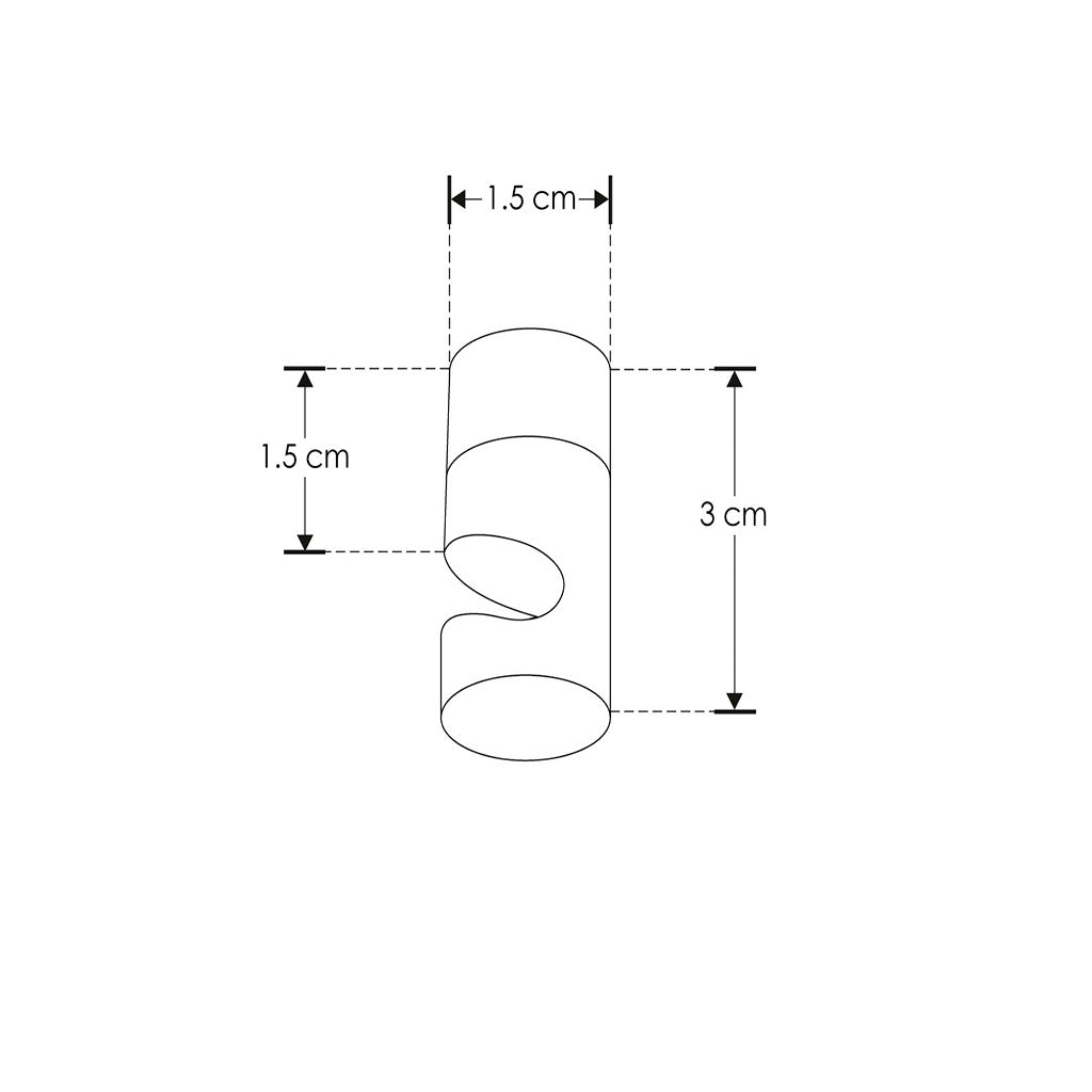 Sujetador de cable de alimentación para luminarios de la serie para luminarios de la serie RUB CUBE de iLumileds