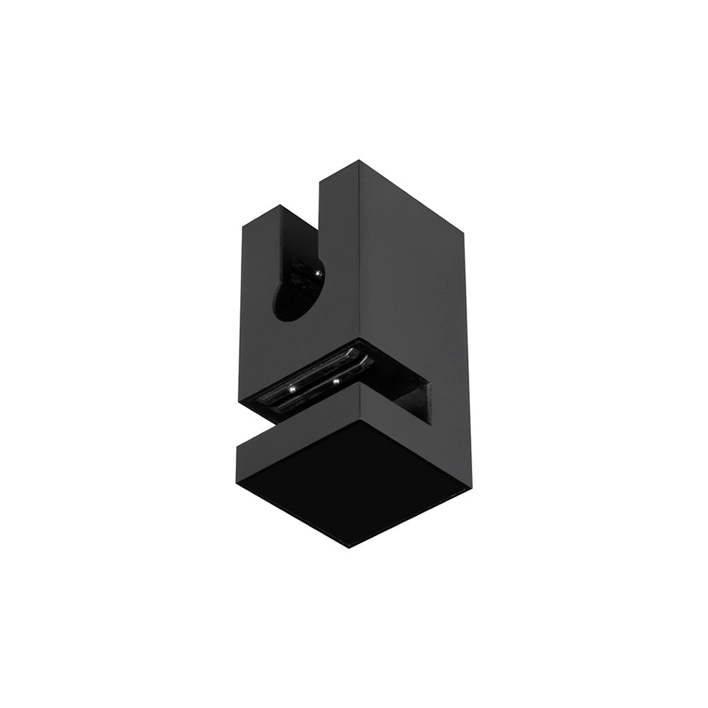 Cople en forma de X (de vertical a horizontal) mecánico y electrificado acabado negro para sistema REVERSI acabado negro de iLumileds