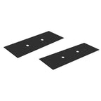 Kit de terminación lateral para perfil ILUPA1402N que incluye 2 tapas laterales de plástico acabado negro de iLumileds