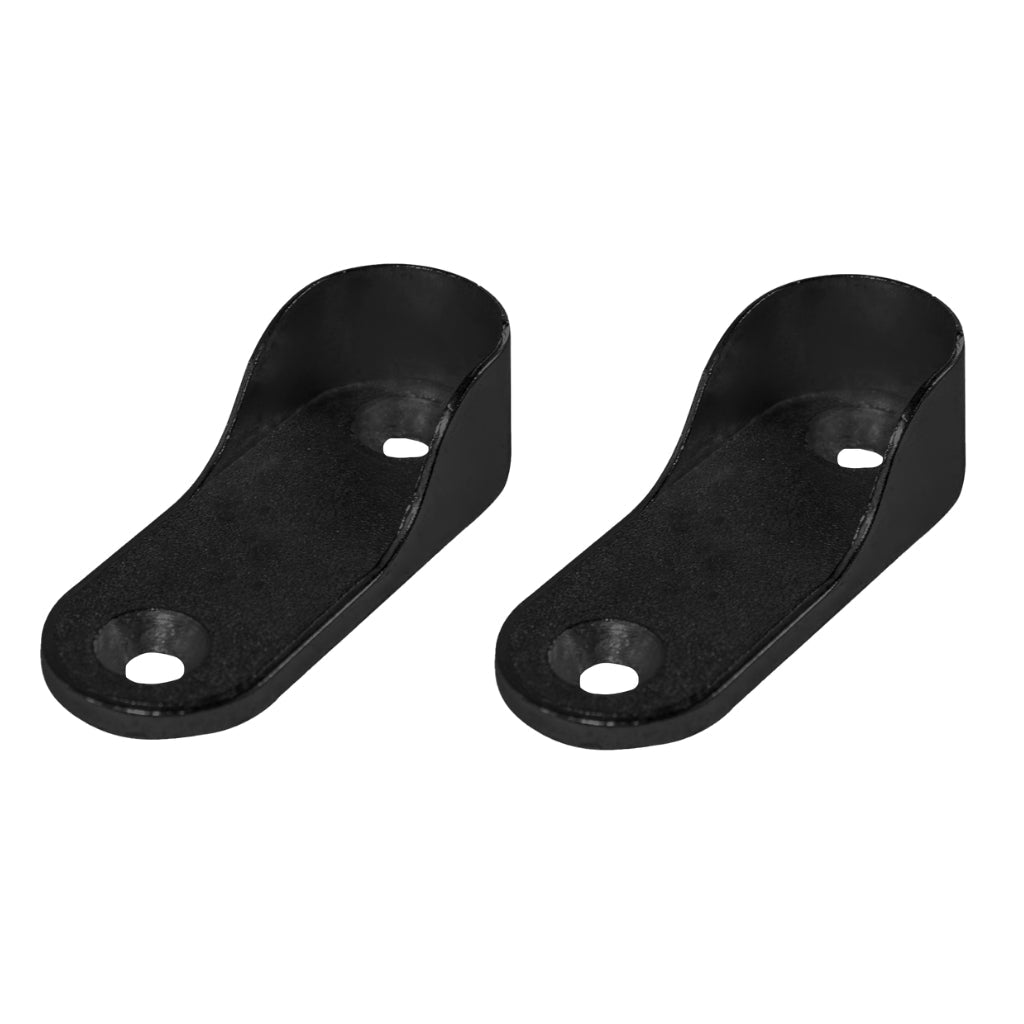 Kit de 2 soportes de pared, acabado negro para perfil ILUPA1401N de iLumileds