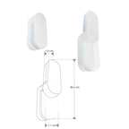Luminario ovalado con luz indirecta rotativa para muro 9W luz cálida de iLumileds