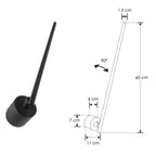 Luminario lineal móvil 90° para muro 60cm 10w color de luz neturo cálido de iLumileds