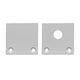 Kit de 2 tapas laterales para perfil de aluminio PA1911P de plástico (No se vende individual)