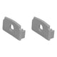 Kit de 2 tapas laterales para perfil de aluminio PA6114, de plástico de iLumileds