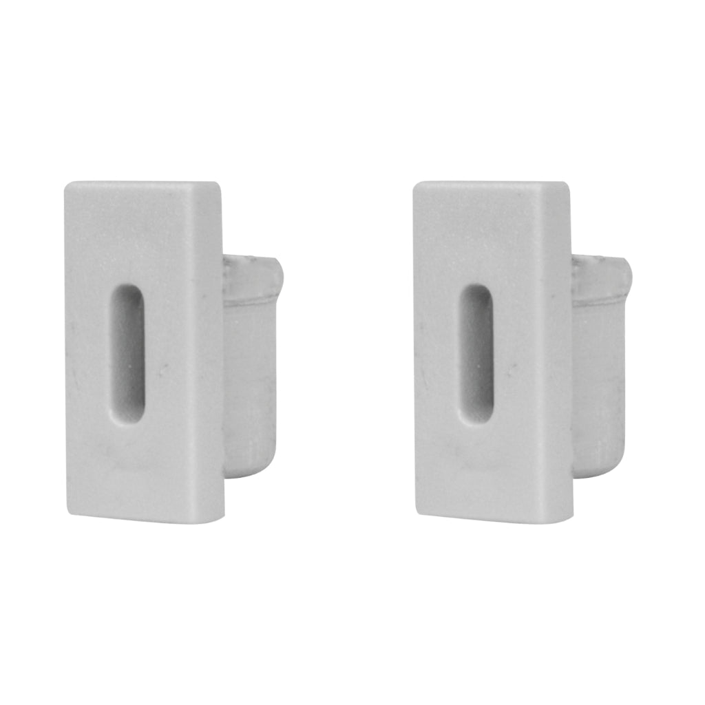 Kit de 2 tapas laterales, para perfil de aluminio ILUPA1005, de plástico de iLumileds (No se vende individual)