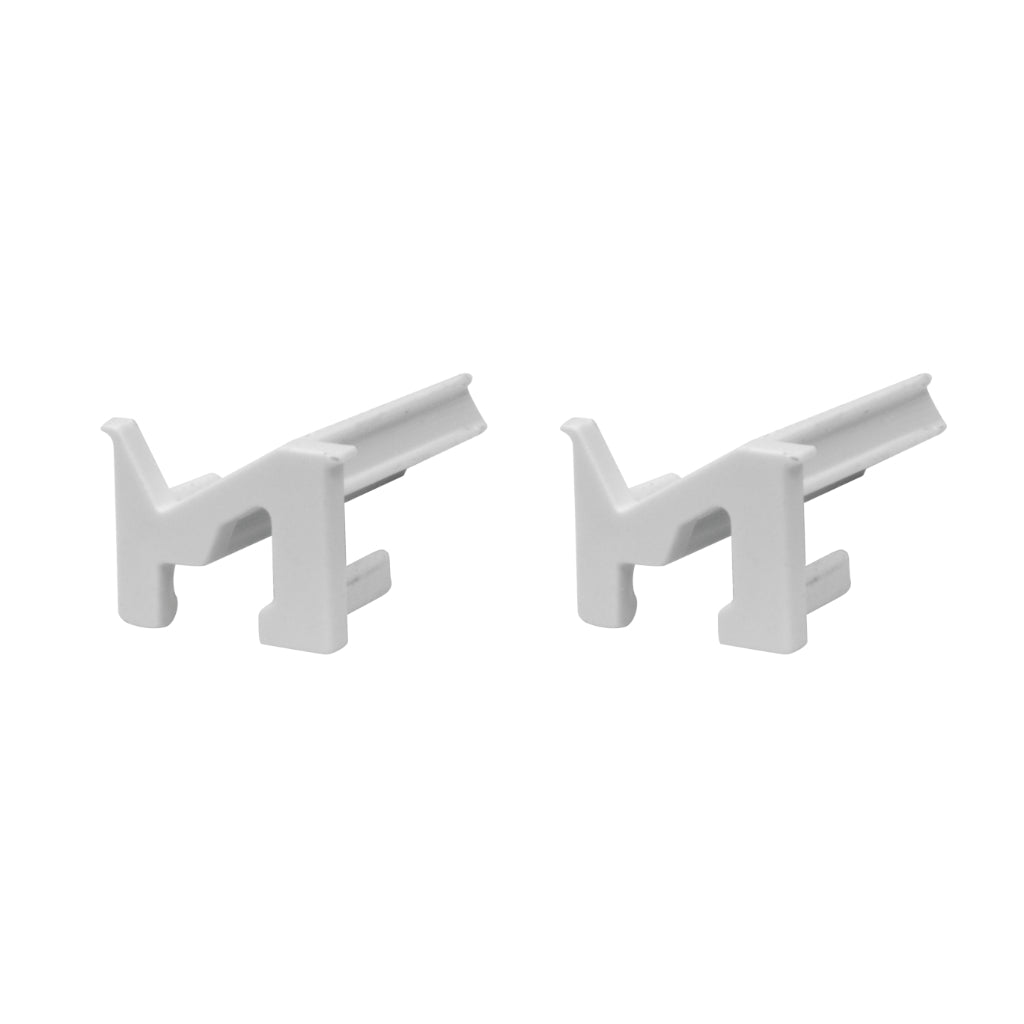 Kit de 2 tapas laterales, para perfil de aluminio ILUPA109, de plástico (No se vende individual)